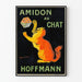 Vintageaffisch Amidon au Chat Hoffmann - Retro dekoration poster med animation