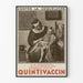 Vintageposter mot kikhosta - Ampho-Quintivaccin
