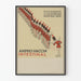 Vintageposter för Ampho-Vaccin Tarmdekoration för vägg