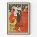 Vintage poster "En ambitiös man" för väggdekoration