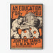 Vintage Rekryteringsposter för U.S. Army-tankar