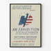 Vintageposter för arbetslösas kompetensutställning - Amerikansk väggdekoration