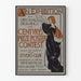 Vintageposter för utställning, originalteckningar, tävlingar i affischdesign