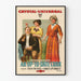 Vintage poster för köksinredning En modern kock
