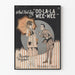 Vintageposter 'And Hed Say OO-LA-LA WEE-WEE' illustration från 1920-talet