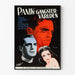 Vintage gangsterfilmposter med tvåfärgad effekt