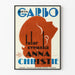 Vintageposter Greta Garbo Anna Christie – Kinas klassiska väggdekoration