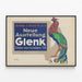 Vintageposter för Östlig konstutställning - Glenk — inramlat konstverk på väggen