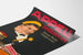 Vintageposter med apelsin Delikatessen för väggdekoration