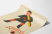 Vintageposter Appetyl - Lekfull illustration med barn och baguette
