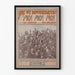 Vintage musikkposter "Are We Downhearted? No! No! No!" 1917