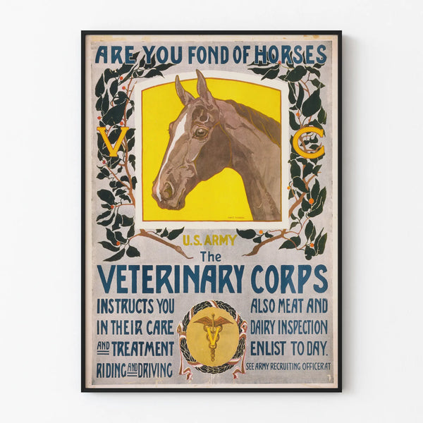 are-you-fond-of-horses-u-s-army-the-veterinary-corps-instructs-you-in-their-care-and-treatment-riding-and-driving