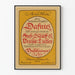Vintageposter Arno Holz Dafnis Stress Sauf et Vénus Lieder 1904