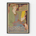 Vintageaffisch Art Nouveau litografier och tryck