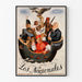 Vintageposter Los Nacionales - Historisk väggdekoration