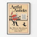 Vintageposter Artful Anticks med kung och katt