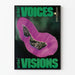 Konstnärlig poster Voices Visions med färgglad ö