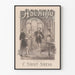 Vintageposter Ascanio, en opera i 5 akter av C. Saint-Saëns