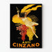Vintageposter Asti Cinzano för väggdekoration
