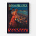 Vintageaffisch Atlantic City - Retro väggdekoration