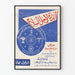Vetenskaplig vintage dekorativ poster på arabiska