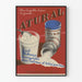 Vintageposter ATURAL - Äkta Mjölkaktig Väggdekoration