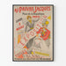 Vintageposter Au Pauvre Jacques Place de la République Paris - Retro väggdekoration