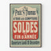Vintageposter: Årsskiftesrea på Petit St Thomas
