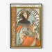 Art Nouveau-poster vid Quartier Latin 1898