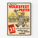 Vintageposter av Volksfest i Prater - Festlig väggdekoration