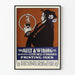 Vintageposter The Ault & Wiborg Co. tryckfärgsbläck