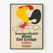 Vintageposter Gula hönan på ägg – Unik väggdekoration