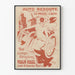 Vintageposter av Auto-Redoute vid Moulin Rouge - Retro väggdekoration