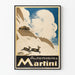 Vintageposter Automobiles Martini - Retro bilväggdekoration