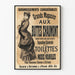Vintageposter för Stora Varuhusen vid Buttes Chaumont Höst-Vinter 1881-82