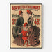 Vintageposter Aux Buttes Chaumont – Mode och kostymer från epoken