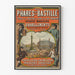 Vintageposter "Aux Phares de la Bastille" – Parisisk väggdekoration