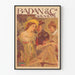 Vintageposter Badan & Cie Genève elegant väggdekoration