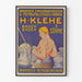 Vintage industriell poster H. Klehe - Industriell väggdekoration