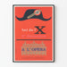 Vintageposter Bal på X vid Operan 1966 väggdekoration