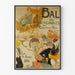 Vintageposter Bal des Increvables vid Casino de Paris 1896