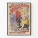 Vintageaffisch Bal på Moulin Rouge - Parisisk väggdekoration
