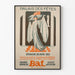 Vintageposter Bal Palais des Fêtes 1925 väggdekoration