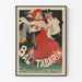 Vintageposter Bal Tabarin - Retro väggdekoration Paris