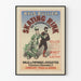 Vintageposter Bals Bullier skridskobana vid Luxembourg
