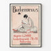 Vintageposter "Boekennieuws" utgåva L.J. Veen Amsterdam