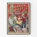 Vintageposter Barnum and Bailey - Officiell program och Underverkens bok