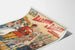 Vintageposter Barnum & Bailey Den lilla giraffen unik i Amerika