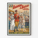 Vintageposter Barnum & Bailey Den lilla giraffen unik i Amerika