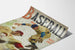 Vintageposter för Baseball Magazine, omslag augusti 1917